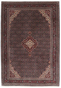 215X308 Hamadan Rug Rug Authentic
 Oriental Handknotted Black/Dark Red (Wool, Persia/Iran)