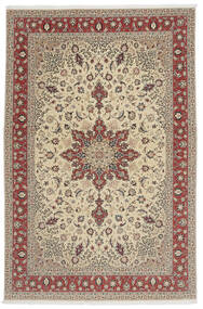  Tabriz 50 Raj Rug 205X311 Authentic
 Oriental Handknotted Dark Brown/Light Brown (Wool/Silk, Persia/Iran)