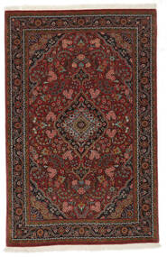  Qum Kork/Silk Rug 100X156 Authentic
 Oriental Handknotted Black/Dark Brown (Wool/Silk, Persia/Iran)