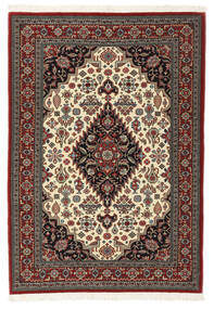  Qum Kork/Silk Rug 100X143 Authentic
 Oriental Handknotted Black/Dark Brown (Wool/Silk, Persia/Iran)