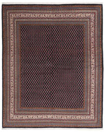  Sarouk Mir Rug 212X260 Authentic
 Oriental Handknotted Black/Dark Brown (Wool, Persia/Iran)