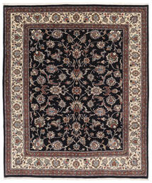  Sarouk Rug 204X242 Authentic
 Oriental Handknotted Black/Dark Brown (Wool, Persia/Iran)