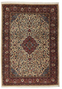 Sarouk Rug 106X155 Authentic
 Oriental Handknotted Black/Dark Brown (Wool, Persia/Iran)