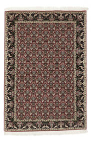  Tabriz 50 Raj Rug 100X147 Authentic
 Oriental Handknotted Black/Dark Brown/White/Creme (Wool/Silk, Persia/Iran)