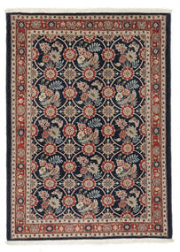  Varamin Rug 106X147 Authentic
 Oriental Handknotted Black/Dark Brown (Wool, Persia/Iran)