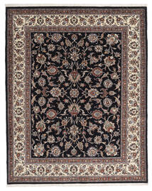 Sarouk Rug 203X251 Authentic
 Oriental Handknotted Black/Dark Brown (Wool, Persia/Iran)