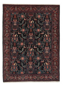 Senneh Rug Rug 114X156 Black/Dark Red (Wool, Persia/Iran)