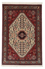  Abadeh Rug 97X148 Authentic
 Oriental Handknotted Black/Dark Brown (Wool, Persia/Iran)