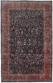  Antique Manchester Keshan Rug 293X460 Authentic
 Oriental Handknotted Black/Dark Brown Large (Wool, Persia/Iran)