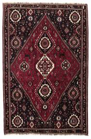  Shiraz Rug 185X285 Authentic
 Oriental Handknotted Black/Dark Red (Wool, Persia/Iran)
