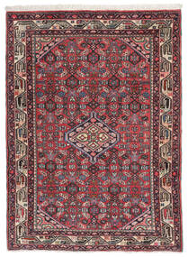  Asadabad Rug 103X143 Persian Wool Dark Red/Black Small 