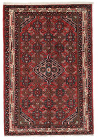 Asadabad Rug 103X150 Black/Dark Red (Wool, Persia/Iran)