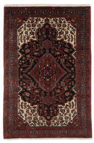 153X232 Nahavand Old Rug Rug Authentic Oriental Handknotted Black/Dark Red (Wool, Persia/Iran)