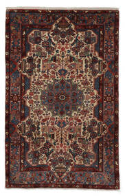  Nahavand Old Rug 150X238 Authentic
 Oriental Handknotted Black/Dark Brown (Wool, Persia/Iran)