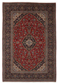  Keshan Rug 201X301 Authentic
 Oriental Handknotted Black/Dark Brown (Wool, Persia/Iran)