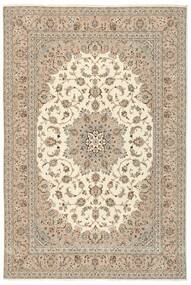  Keshan Rug 204X298 Authentic
 Oriental Handknotted Brown/Light Brown (Wool/Silk, Persia/Iran)
