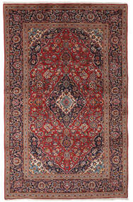  Keshan Rug 192X300 Persian Wool Dark Red/Black 