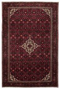  Oriental Hosseinabad Rug 205X300 Black/Dark Red (Wool, Persia/Iran)