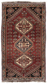  Qashqai Rug 86X150 Authentic
 Oriental Handknotted Dark Brown/Black (Wool, Persia/Iran)