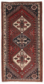  Qashqai Rug 82X162 Authentic
 Oriental Handknotted Hallway Runner
 Black/Dark Brown (Wool, Persia/Iran)