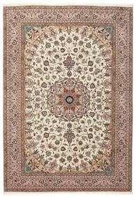  Tabriz 50 Raj Rug 205X300 Authentic
 Oriental Handknotted Dark Brown/Brown (Wool/Silk, Persia/Iran)