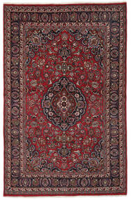  193X298 Mashad Rug Black/Dark Red Persia/Iran 