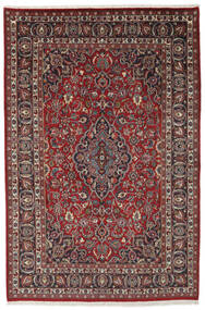  Oriental Mashad Rug 198X295 Dark Red/Black (Wool, Persia/Iran)