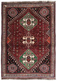  Qashqai Rug 111X150 Authentic
 Oriental Handknotted Black/Dark Brown (Wool, Persia/Iran)