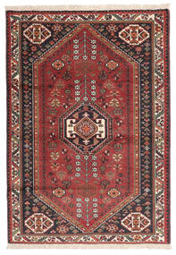  Qashqai Rug 104X149 Authentic
 Oriental Handknotted Dark Brown/Black (Wool, Persia/Iran)