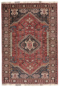  Qashqai Rug 111X160 Authentic
 Oriental Handknotted Dark Brown/Black (Wool, Persia/Iran)