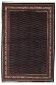  Sarouk Mir Rug 220X318 Authentic
 Oriental Handknotted Black (Wool, Persia/Iran)
