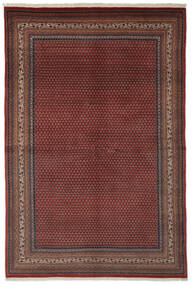  Sarouk Mir Rug 212X314 Authentic
 Oriental Handknotted Black/Dark Brown (Wool, Persia/Iran)