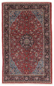  Sarouk Rug 133X217 Authentic
 Oriental Handknotted Black/Dark Brown (Wool, Persia/Iran)