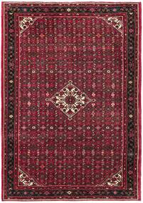 Hosseinabad Rug 220X310 Black/Dark Red (Wool, Persia/Iran)
