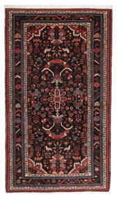  Hamadan Rug 115X185 Authentic
 Oriental Handknotted Black/Dark Brown (Wool, Persia/Iran)