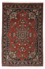  Bidjar Rug 140X213 Authentic
 Oriental Handknotted Black/Dark Brown (Wool, Persia/Iran)