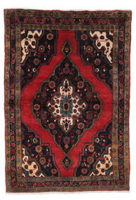  Persian Hamadan Rug Rug 160X230 Black/Dark Red (Wool, Persia/Iran)