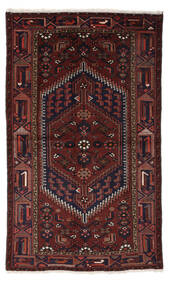  Zanjan Rug 129X218 Authentic
 Oriental Handknotted Black/Dark Brown (Wool, Persia/Iran)