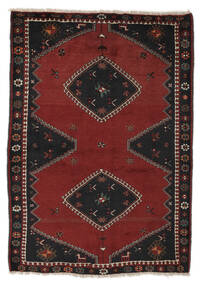 Handknotted Kelardasht Rug 128X186 Persian Wool Rug Black/Dark Red Small Rug 