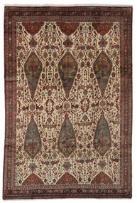  Afshar Rug 205X305 Authentic Oriental Handknotted Dark Brown/Black (Wool, Persia/Iran)