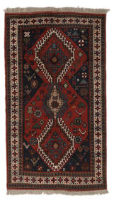 Gutchan Rug 116X203 Authentic
 Oriental Handknotted Black/White/Creme (Wool, Persia/Iran)