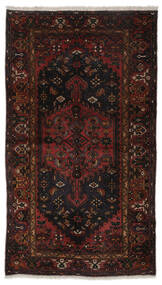  135X237 Zanjan Rug Rug Black/Dark Red Persia/Iran 