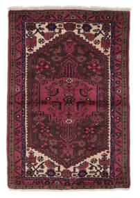  Hamadan Rug 100X150 Authentic
 Oriental Handknotted Black/Dark Red (Wool, Persia/Iran)