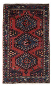  Hamadan Rug 108X190 Authentic
 Oriental Handknotted Black/Dark Brown (Wool, Persia/Iran)