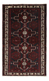  Hamadan Rug 121X195 Authentic
 Oriental Handknotted Black/White/Creme (Wool, Persia/Iran)