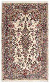  Kerman Rug 145X237 Authentic
 Oriental Handknotted Dark Brown/Dark Red (Wool, Persia/Iran)
