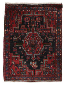  Nahavand Rug 123X154 Authentic Oriental Handknotted Black (Wool, Persia/Iran)