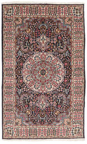  Kerman Rug 148X242 Authentic
 Oriental Handknotted Black/Dark Red (Wool, Persia/Iran)
