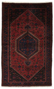  133X222 Zanjan Rug Rug Black/Dark Red Persia/Iran 