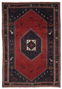  Kelardasht Rug 208X300 Authentic
 Oriental Handknotted Black/Dark Red (Wool, Persia/Iran)